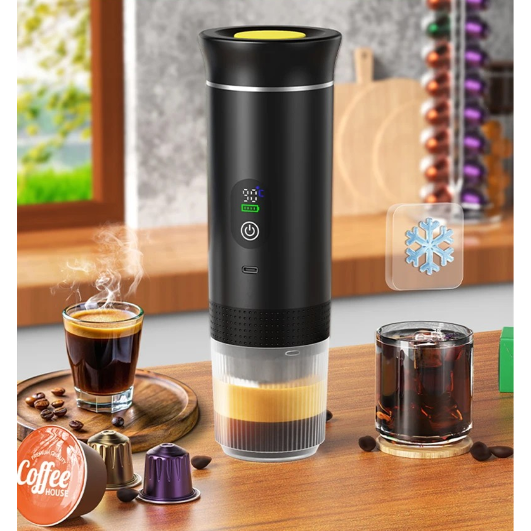 3 in 1 ポータブル電動エスプレッソメーカー|カプセル対応